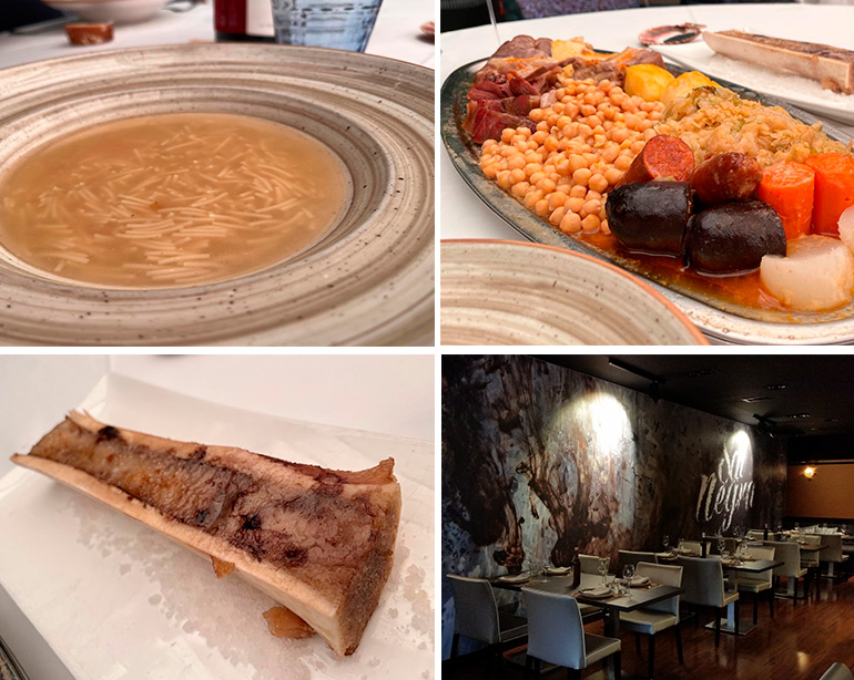 Madrileño o Gallego, el cocido es lo más - restaurante Sal Negra